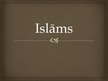 Prezentācija 'Islāms', 1.
