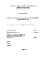 Referāts 'Cūkgaļas produkcijas ražošanas nodrošināšana modeļsaimniecībā', 1.