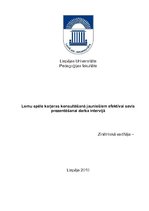 Diplomdarbs 'Lomu spēle karjeras konsultēšanā jauniešiem efektīvai sevis prezentēšanai darba ', 1.