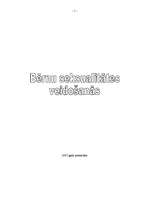 Referāts 'Bērnu seksualitātes veidošanās', 1.