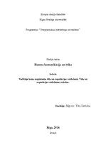 Referāts 'Vadītāja loma uzņēmuma tēla un reputācijas veidošanā', 1.