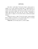 Referāts '"The Coca-Cola Company" starptautiskās preču mix stratēģijas', 2.