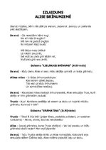 Paraugs 'Izlaidums scenārijs pirmsskolā - Alise brīnumzemē', 1.