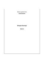 Referāts 'Eiropas Komisija', 1.