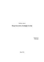 Referāts 'Eksperimentālā arheoloģija Latvijā', 1.