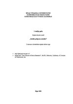 Konspekts 'Dzimumu līdztiesības aspekti darba tirgū', 1.