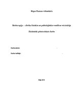 Referāts 'Reitterapija', 1.