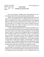 Eseja 'Filosofija starp dzīvību un nāvi', 1.